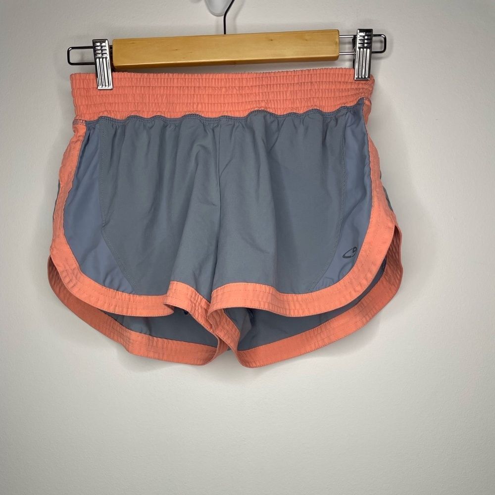 Champion- Grey & Orange Athletic Shorts